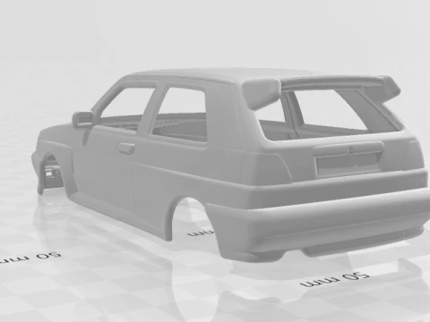 フォルクスワーゲン ゴルフ 3Dプリントモデル