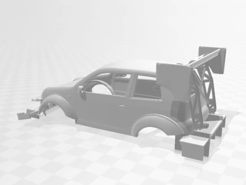 폭스바겐 루포 3D 프린트 모델
