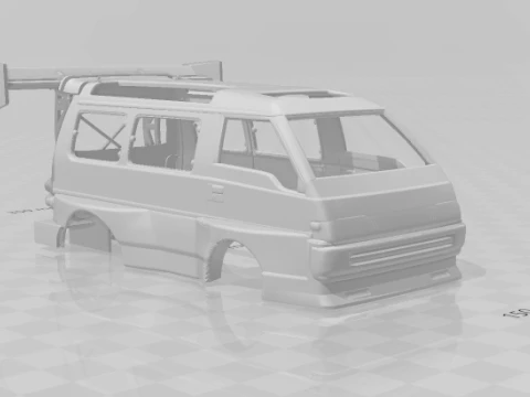 Mitsubishi Delica Modèles 3D en vedette