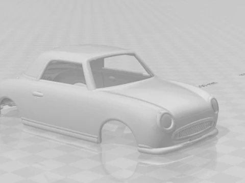 Nissan Figaro Modèles 3D en vedette