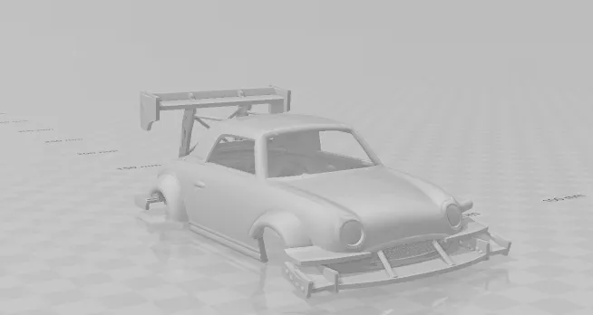 Nissan figaro 3D Print Model .c4d .max .obj .3ds .fbx .stl .blend 