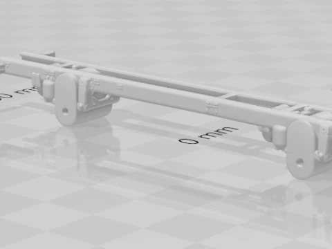 Chassisvrachtwagen 3D printmodel