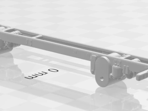 Chassis truck 3D Print Model