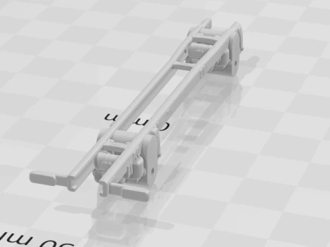 Chassis truck 3D Print Model