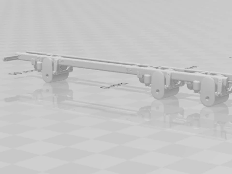 Chassisvrachtwagen 3D printmodel