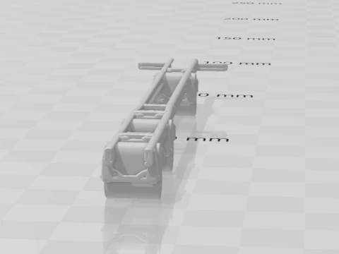 Chassis truck 3D Print Model