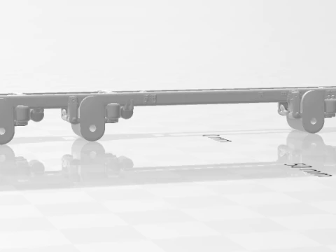 Chassis truck 3D Print Model