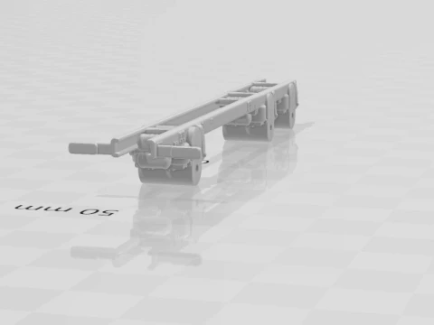 Chassis truck 3D Print Model