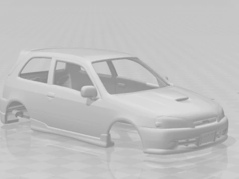 Toyota-starlet-glanza 3D printmodel