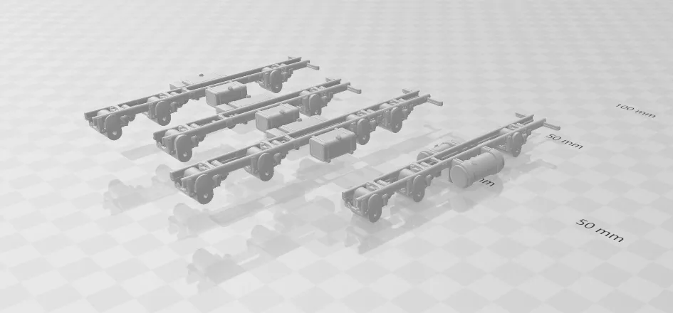 Pack de chassis 3D Print Model .c4d .max .obj .3ds .fbx .stl .blend 