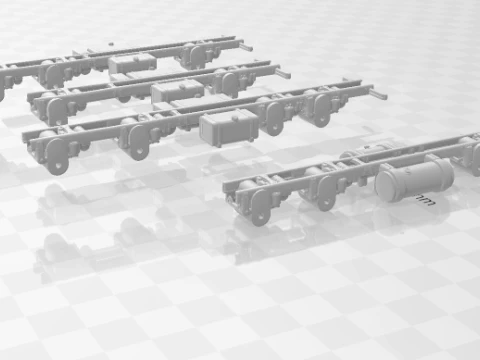 Pack de chassis 3D Print Model