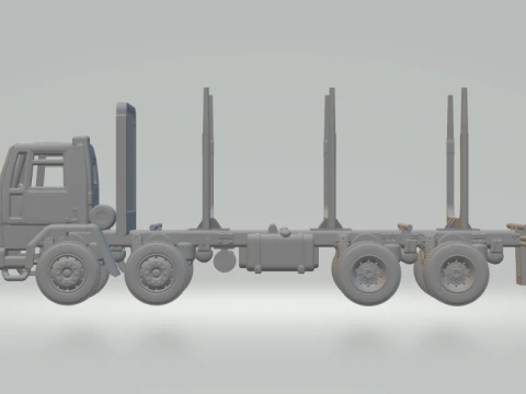 Cargo 8x4 3D Print Model