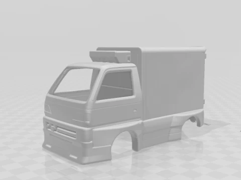Honda Acty 3D Print Model