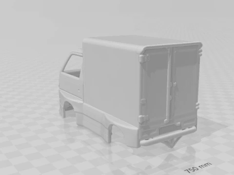 Honda Acty 3D Print Model