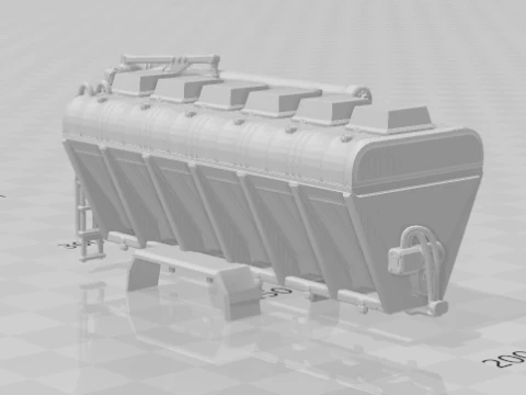 사일로 본체 3D 프린트 모델