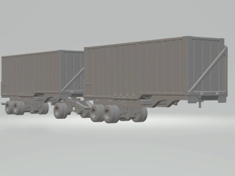 Trailer sugarcane trucks 3D Print Model