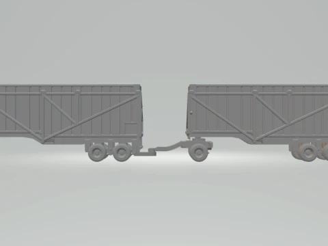 Trailer sugarcane trucks 3D Print Model