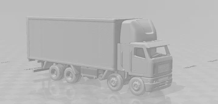 Freightliner argosy 3D Print Model .c4d .max .obj .3ds .fbx .stl .blend 