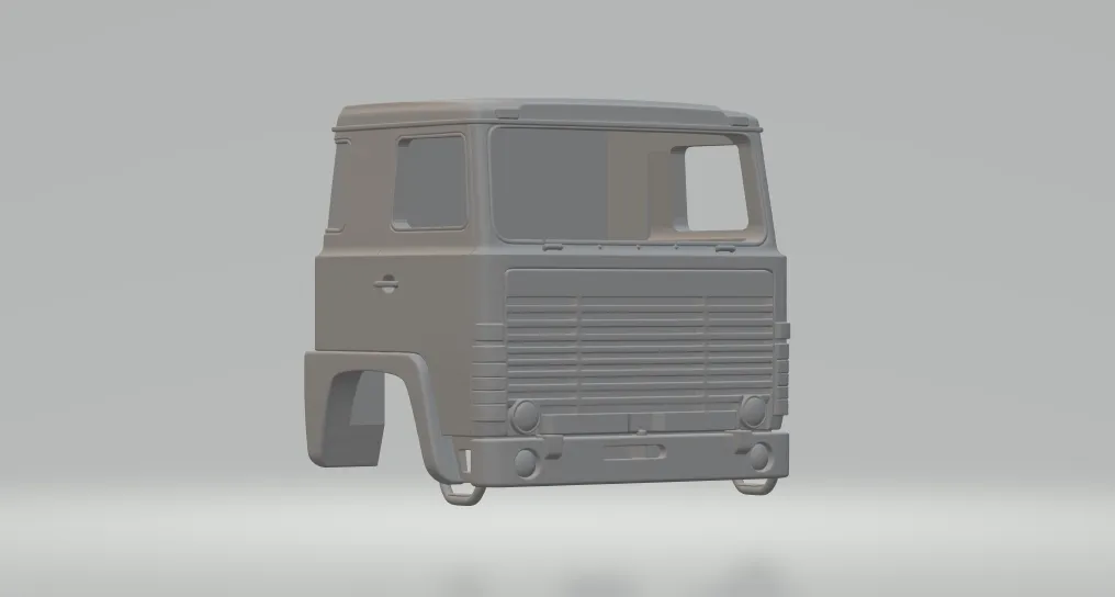 Scania cabin 3D Print Model .c4d .max .obj .3ds .fbx .stl .blend 