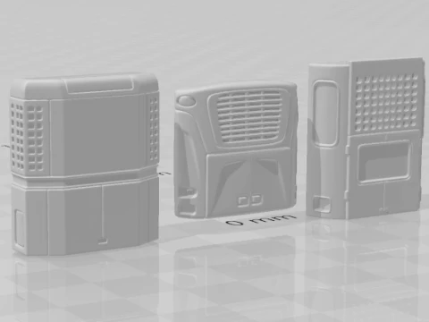 Trailer Refrigeration Unit 3D Print Model