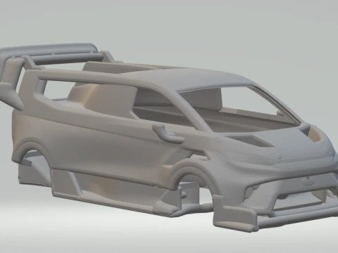 Transit supervan 3D Print Model