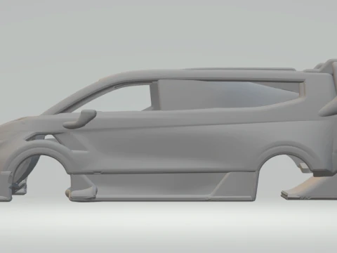 Transit supervan 3D Print Model