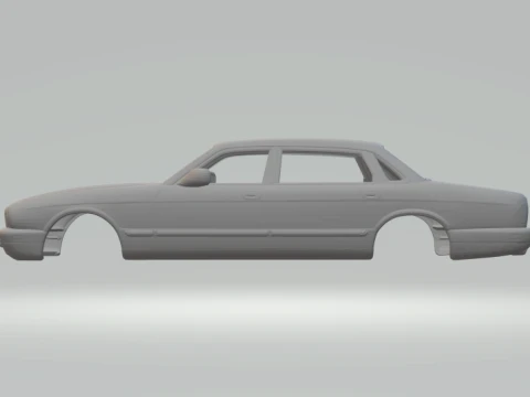 Jaguar xj6 3D Print Model