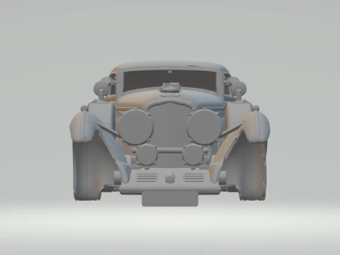 Bentley race car 3D Print Model
