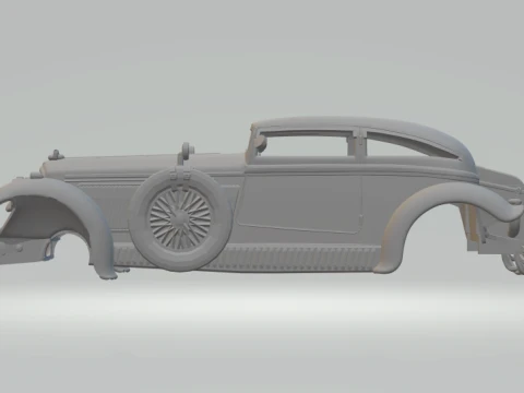 Bentley race car 3D Print Model