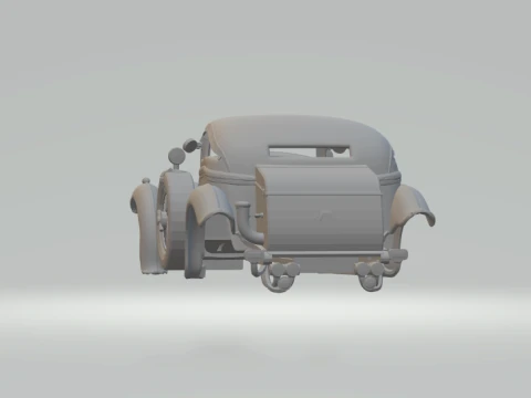Bentley race car 3D Print Model