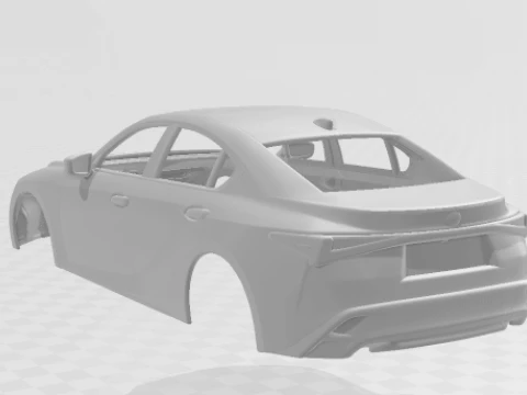 Lexus IS 3D Print Model