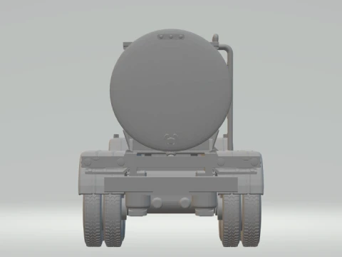 Trailer tank usa 3D Print Model