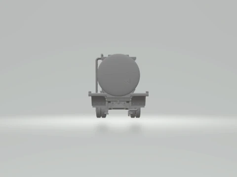 Trailer tank usa 3D Print Model