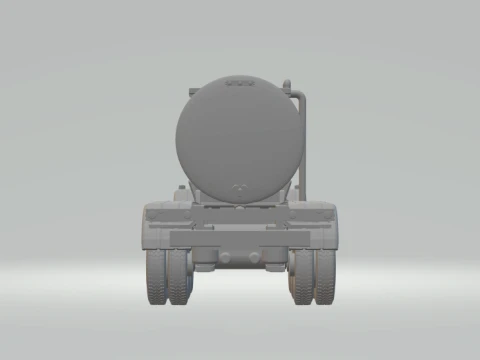 Trailer tank usa 3D Print Model