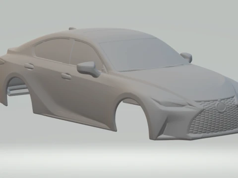 Lexus IS closed 3D Print Model