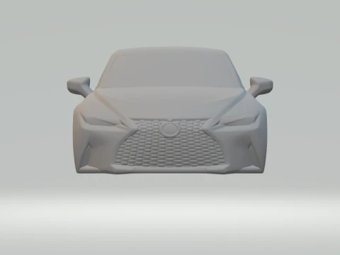 Lexus IS closed 3D Print Model