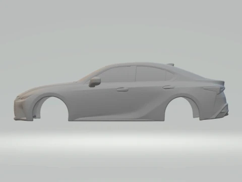 Lexus IS closed 3D Print Model