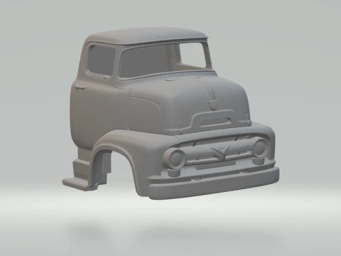 C600-Fahrerhaus 3D Druckmodell