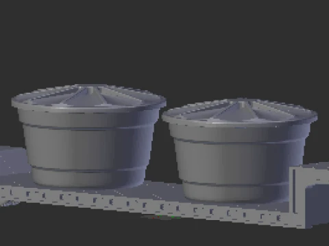Trailer flatbed 3D Print Model