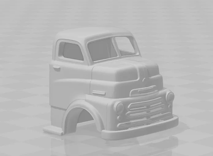 Dodge cabin 3D Print Model .c4d .max .obj .3ds .fbx .stl .blend