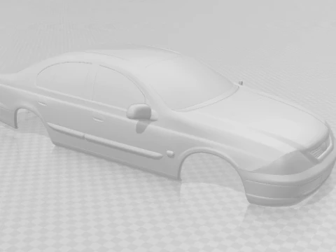 sedán halcón Modelo de impresión 3D