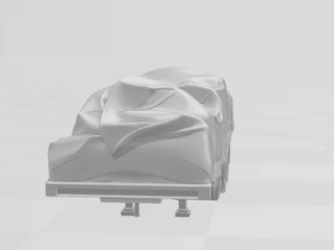 1-64 lowboy transport 3D Print Model