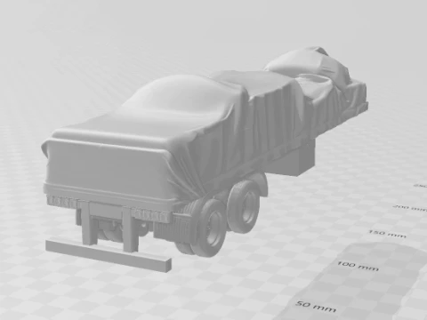 1-64 lowboy transport 3D Print Model