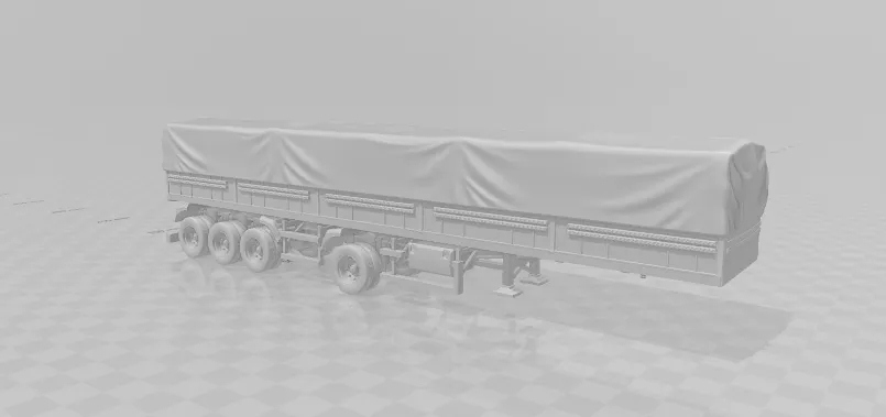 Trailer brazil grain closed 3D Print Model .c4d .max .obj .3ds .fbx .stl .blend
