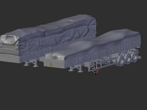 Trailer brazil grain closed 3D Print Model