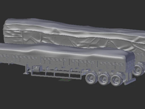 Trailer brazil grain closed 3D Print Model
