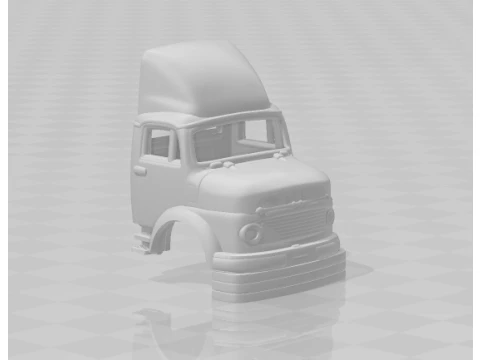 Cabine Mercedes 1111 Modèles 3D en vedette