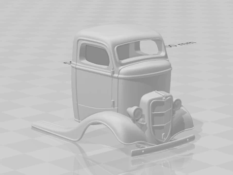 Cabine F-coe Modèles 3D en vedette