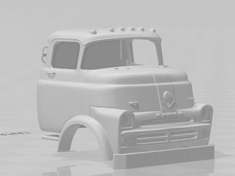 Cabine Dodge Modèles 3D en vedette