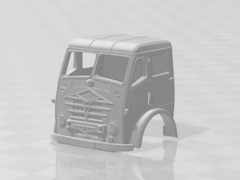 Foden cabin 3D Print Model